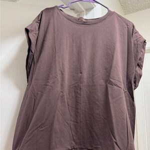nuuds Chocolate Brown Muscle Tee